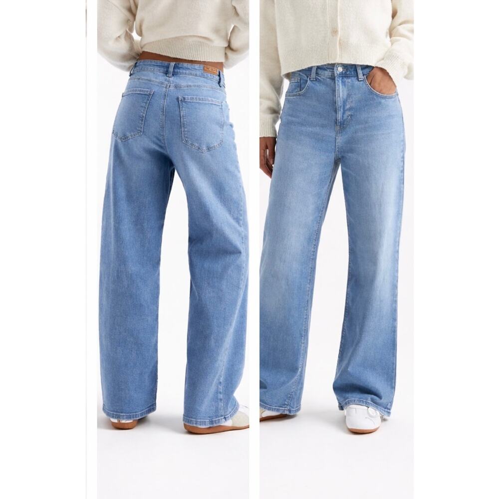 NWT ONLY Maisie Baggy Low Waist Wide Leg Jeans 27x32 Y2K Relaxed Casual